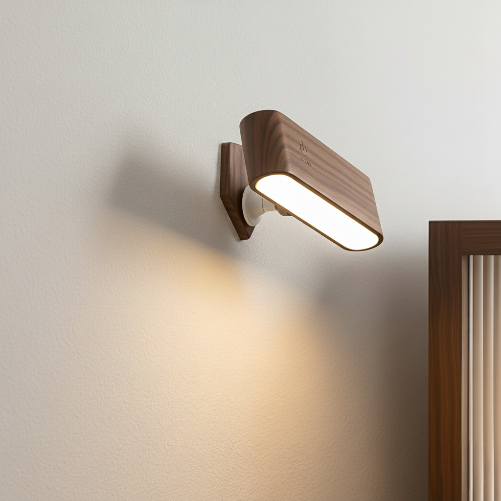 Stijlvolle Draaibare wandlamp met Magnetische montage
