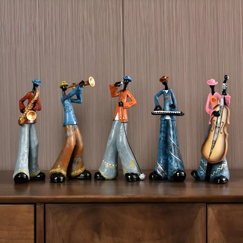 Jazz Muzikanten Decoratiebeeld