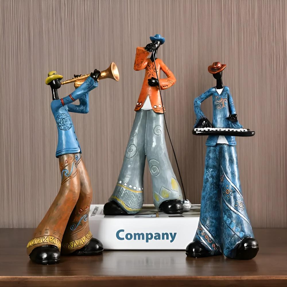 Jazz Muzikanten Decoratiebeeld