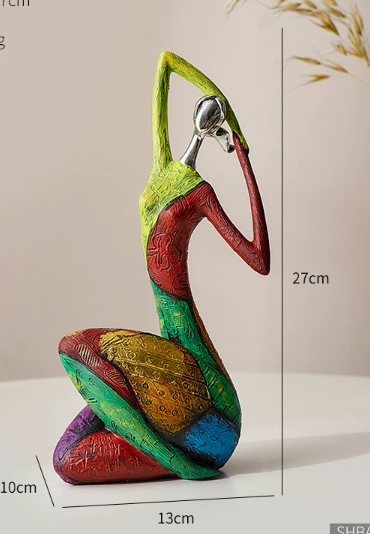 Abstracte Kunst van Sierlijke Vrouwen