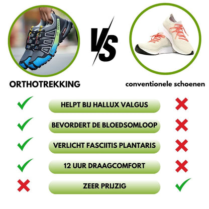 OrthoTrekking - Ergonomische pijnverlichtende trekking- en wandelschoenen