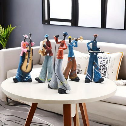 Jazz Muzikanten Decoratiebeeld