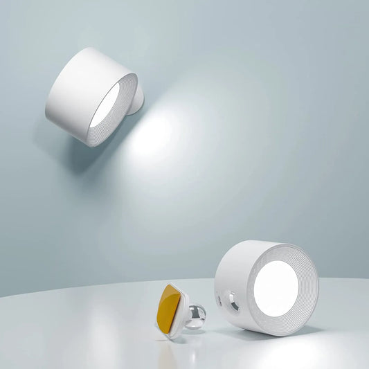 Draadloze wandlamp 360° magneet