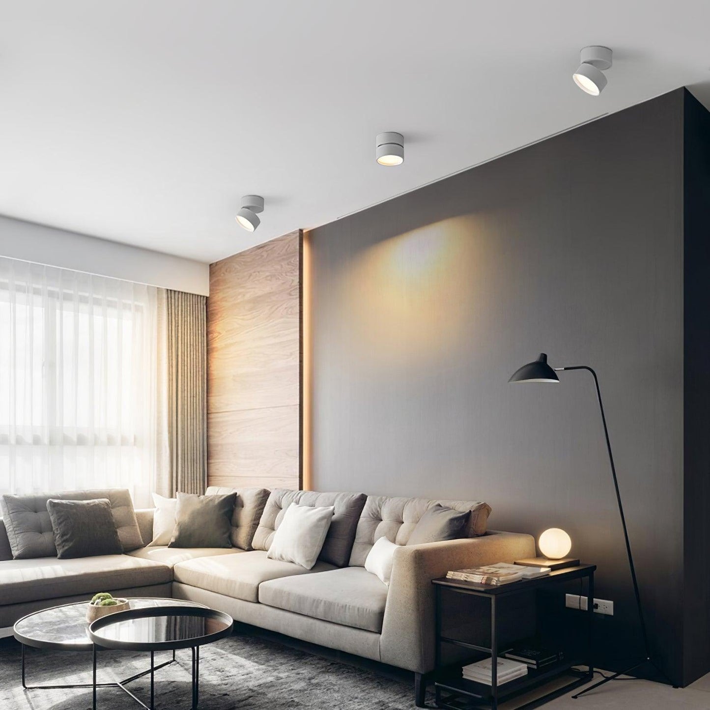 Verstelbare LED Spot in Modern Minimalistisch Scandinavisch Design