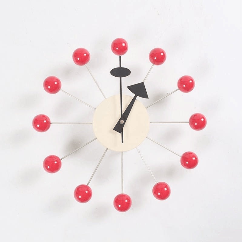 Minimalistische Abstracte Wandklok - Scandinavisch Design - 32CM