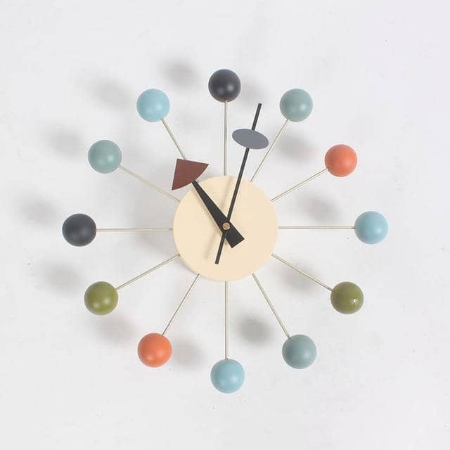 Minimalistische Abstracte Wandklok - Scandinavisch Design - 32CM