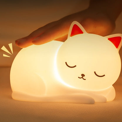 Jimmy - Katten Nachtlamp van Siliconen
