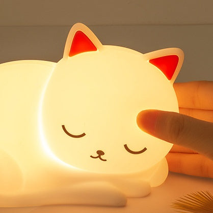 Jimmy - Katten Nachtlamp van Siliconen