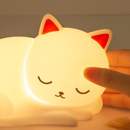Jimmy - Katten Nachtlamp van Siliconen