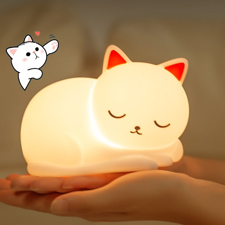 Jimmy - Katten Nachtlamp van Siliconen