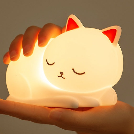 Jimmy - Katten Nachtlamp van Siliconen