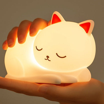 Jimmy - Katten Nachtlamp van Siliconen