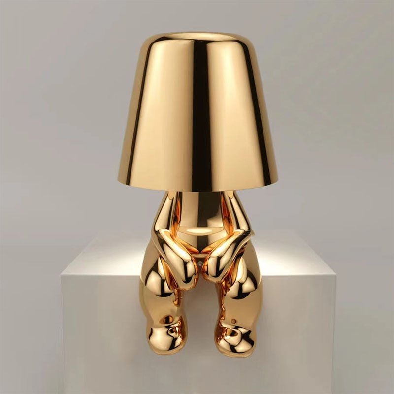 Mistero | Gouden Sculpturale Tafellamp
