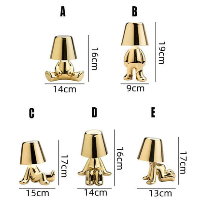 Mistero | Gouden Sculpturale Tafellamp