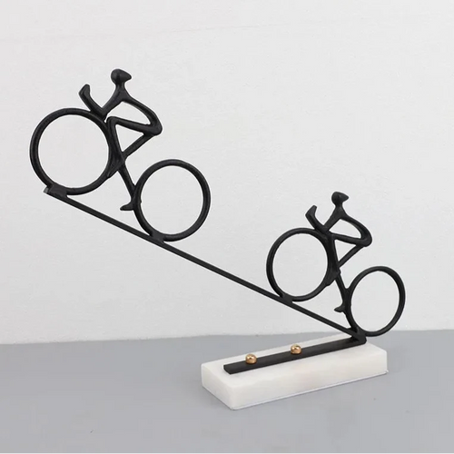 ArtZ® Tour de balance wielrenners sculptuur