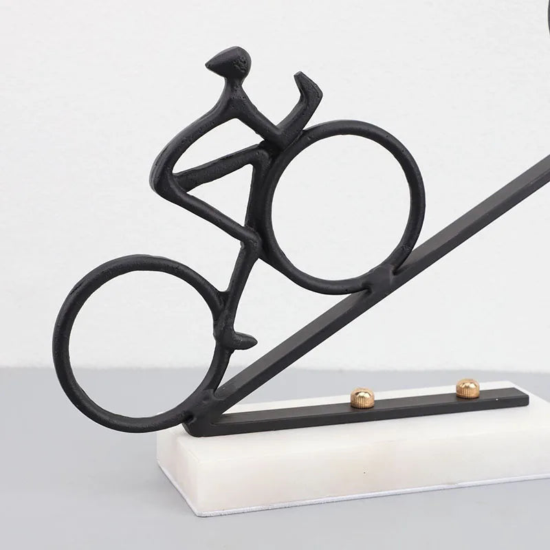 ArtZ® Tour de balance wielrenners sculptuur