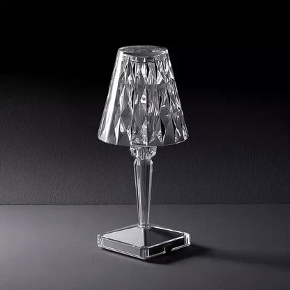 Sprankelende kristallen lamp