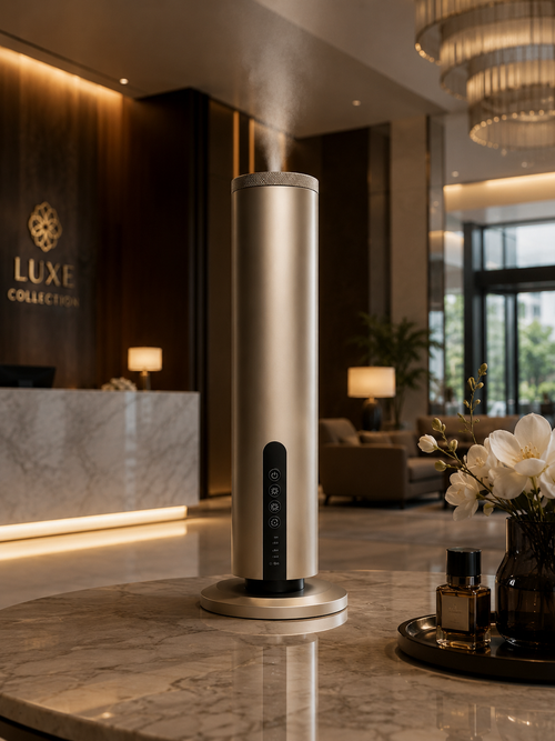 AromaOne™ Pro – Slimme Waterloze Geurdiffuser met Bluetooth voor Grote Ruimtes