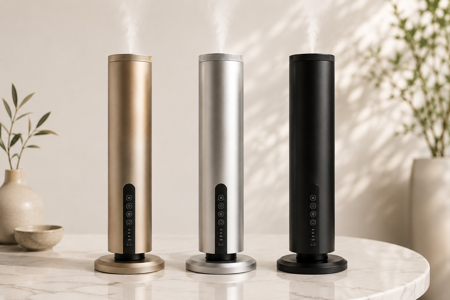 AromaOne™ Pro – Slimme Waterloze Geurdiffuser met Bluetooth voor Grote Ruimtes
