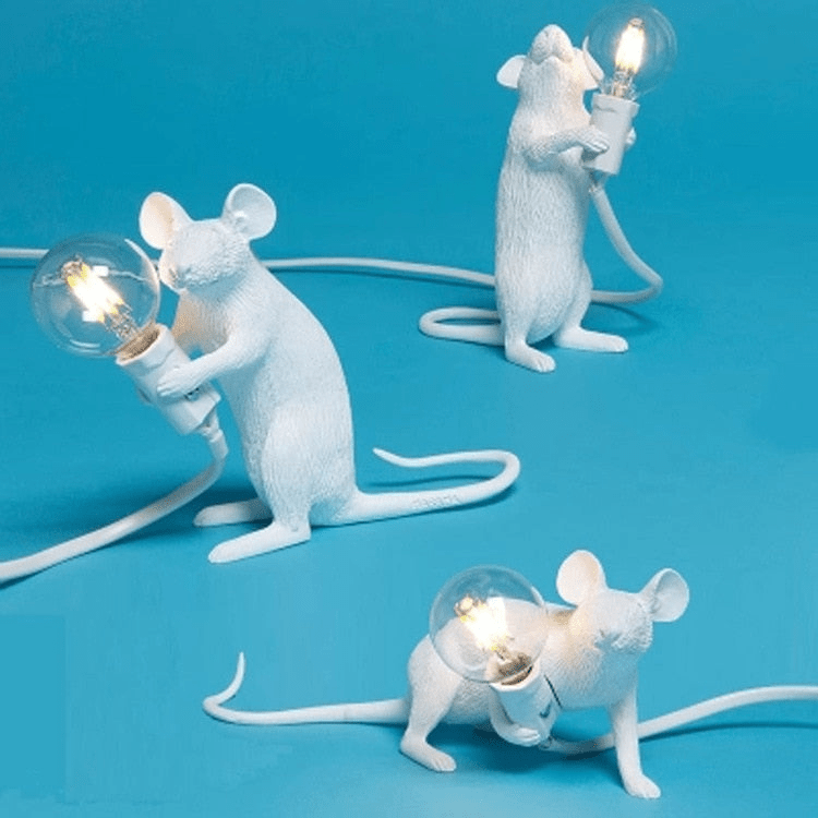 Creatieve Muislamp met Artistiek Design en LED Verlichting voor Speelse Interieurs