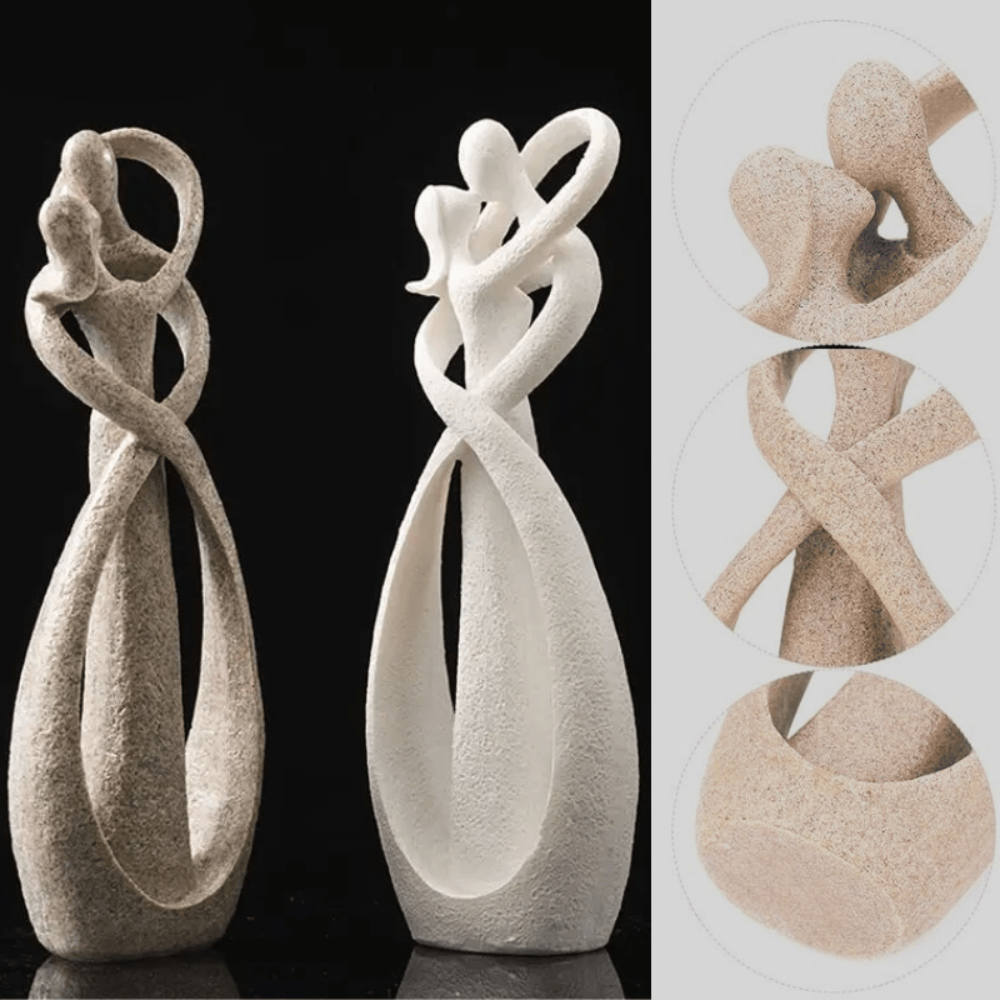 Decoratieve Abstracte Sculptuur Met Moderne Vormgeving