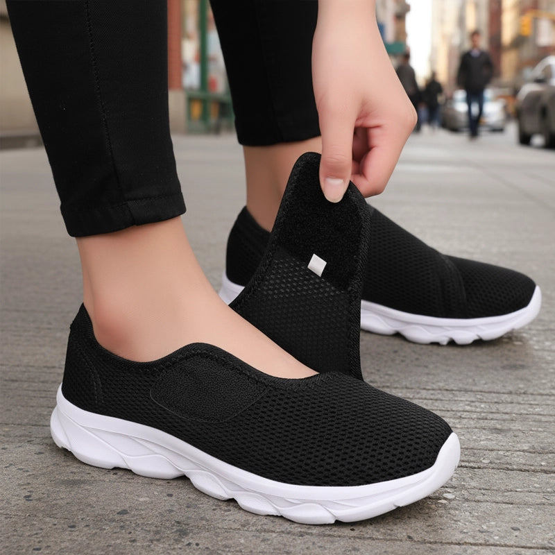 Orthopedische Sneakers met Brede Pasvorm Mesh Instapmodellen