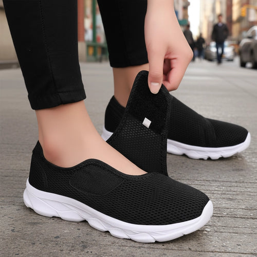 Orthopedische Sneakers met Brede Pasvorm Mesh Instapmodellen