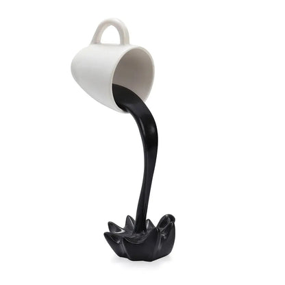 Zwevende Koffiekop Beeldje