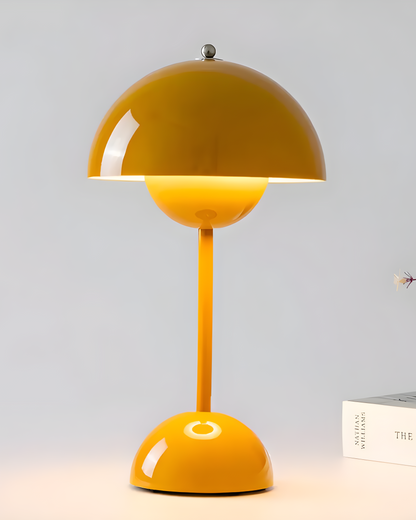 Oplaadbare Tafellamp Scandinavisch - Draadloos Touch Dimbaar, Metaal, 28 cm